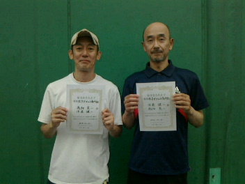 05/03(木) 男子ダブルス 初中級 優勝＜トマトインドアテニスクラブ＞