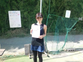 07/23(月) 女子シングルス 中級 優勝＜インスピリッツテニスクラブ＞