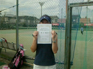09/23(日) 女子シングルス オープン 優勝＜イケノヤテニススクール＞