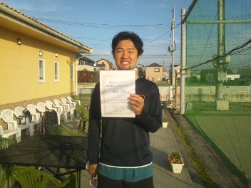 11/28(水) 男子シングルス オープン 優勝＜ALWAYS TENNIS SCHOOL＞