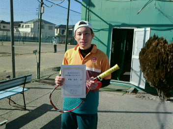 02/02(土) 男子シングルス オープン 優勝＜フォレストテニスクラブ＞