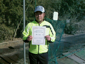 02/03(日) 男子シングルス 中上級 優勝＜インスピリッツテニスクラブ＞