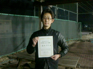 02/23(土) 男子シングルス 初中級 優勝＜エステス・テニスパーク＞