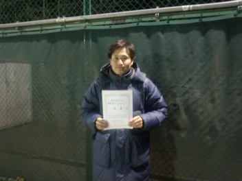 02/23(土) 男子シングルス オープン 優勝＜ジャクパ狭山総合グラウンド＞