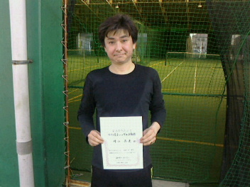 03/05(火) 男子シングルス 初級 優勝＜トマトインドアテニスクラブ＞