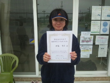 03/30(土) 女子シングルス オープン 優勝＜ALWAYS TENNIS SCHOOL＞