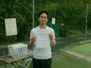 04/25(木) 男子シングルス 初中級 優勝＜インスピリッツテニスクラブ＞