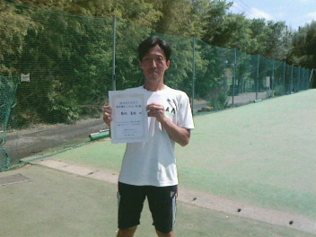 05/04(土) 男子シングルス 中上級 優勝＜インスピリッツテニスクラブ＞