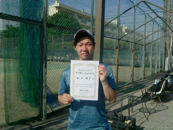 05/27(月) 男子シングルス オープン 優勝＜イケノヤテニススクール＞