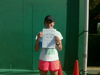 05/27(月) 女子シングルス 初中級 優勝＜トマトインドアテニスクラブ＞