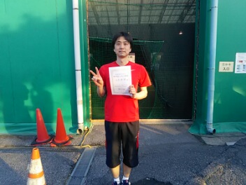 05/30(木) 男子シングルス 初級 優勝＜トマトインドアテニスクラブ＞