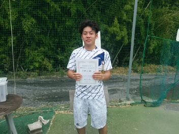 06/27(木) 男子シングルス オープン 優勝＜インスピリッツテニスクラブ＞