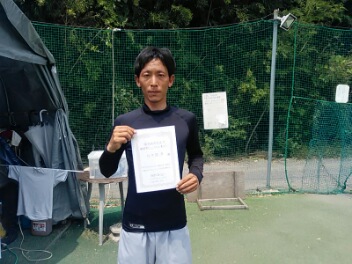 08/02(金) 男子シングルス オープン 優勝＜インスピリッツテニスクラブ＞