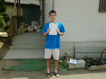 08/03(土) 男子シングルス オープン 優勝＜大熊テニスクラブ＞