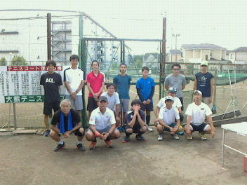 08/24(土) 男子シングルス 初級＜大熊テニスクラブ＞