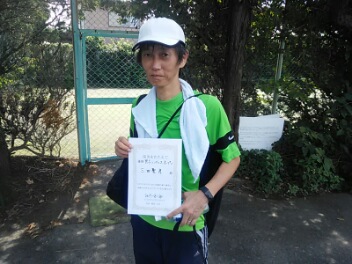 08/24(土) 男子シングルス オープン 優勝＜テニスハレ大宮＞