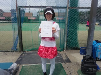 08/26(月) 女子シングルス オープン 優勝＜イケノヤテニススクール＞