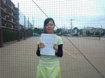 09/03(火) 女子シングルス オープン 優勝＜東大宮テニスクラブ＞