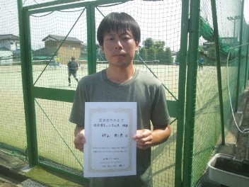 09/29(日) 男子シングルス 中級 優勝＜桶川グリーンテニスクラブ＞
