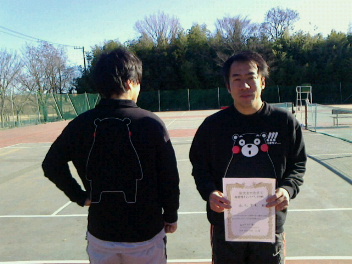 01/03(土) 男子シングルス 初級 優勝＜インスピリッツテニスクラブ＞