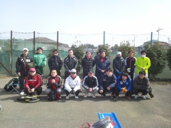 02/28(土) 男子シングルス 上級・男子シングルス 超初級＜大熊テニスクラブ＞