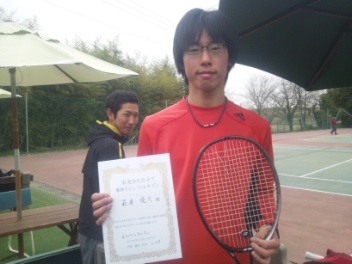03/03(火) 男子シングルス オープン 優勝＜インスピリッツテニスクラブ＞