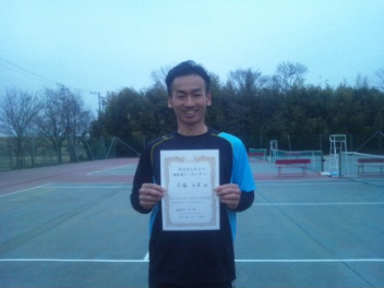 03/03(火) 男子シングルス オープン 優勝＜インスピリッツテニスクラブ＞