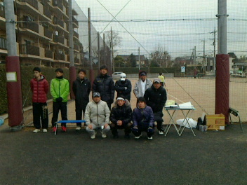 03/03(火) 男子シングルス 初中級＜東大宮テニスクラブ＞