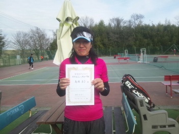 03/06(金) 女子シングルス 中級 優勝＜インスピリッツテニスクラブ＞
