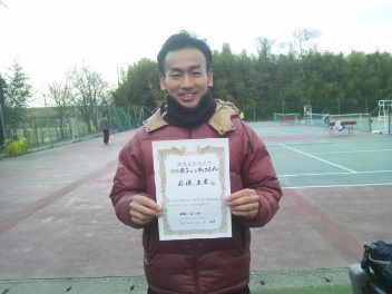 03/06(金) 男子シングルス オープン 優勝＜インスピリッツテニスクラブ＞