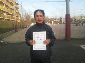 03/31(火) 男子シングルス オープン 優勝＜東大宮テニスクラブ＞