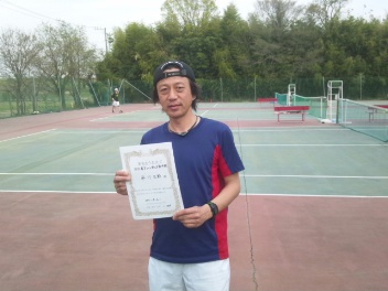 04/06(月) 男子シングルス 初中級 優勝＜インスピリッツテニスクラブ＞