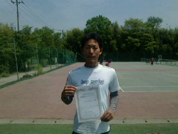 04/28(火) 男子シングルス オープン 優勝＜インスピリッツテニスクラブ＞