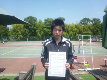 06/01(月) 男子シングルス 初中級 優勝＜インスピリッツテニスクラブ＞