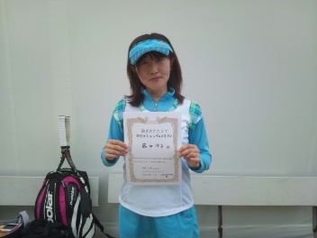 06/02(火) 女子シングルス オープン 優勝＜東大宮テニスクラブ＞