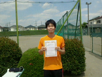 06/07(日) 男子シングルス オープン 優勝＜桶川グリーンテニスクラブ＞