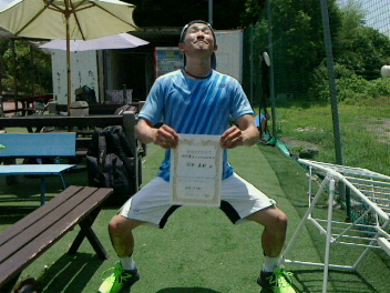 06/24(水) 男子シングルス オープン 優勝＜インスピリッツテニスクラブ＞