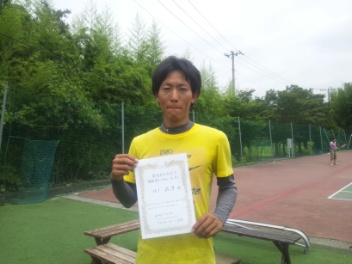 07/07(火) 男子シングルス オープン 優勝＜インスピリッツテニスクラブ＞