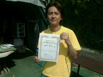 07/11(土) 男子シングルス オープン 優勝＜インスピリッツテニスクラブ＞
