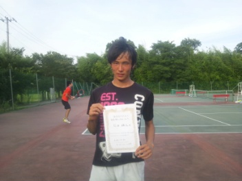 07/13(月) 男子シングルス オープン 優勝＜インスピリッツテニスクラブ＞