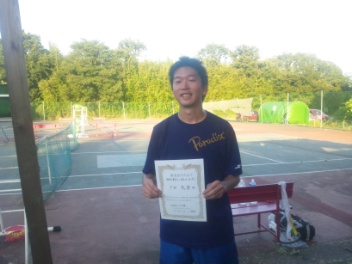 07/14(火) 男子シングルス オープン 優勝＜インスピリッツテニスクラブ＞