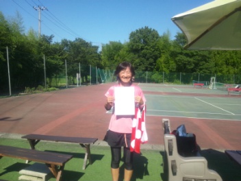 07/21(火) 女子シングルス オープン 優勝＜インスピリッツテニスクラブ＞
