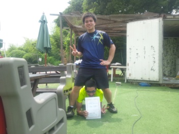 07/28(火) 男子シングルス オープン 優勝＜インスピリッツテニスクラブ＞