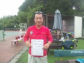 08/31(月) 男子シングルス 初級 優勝＜インスピリッツテニスクラブ＞
