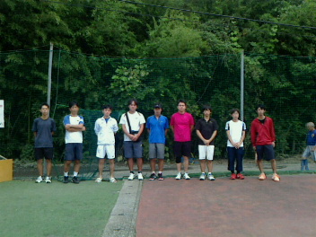 09/06(日) 男子シングルス 初中級＜インスピリッツテニスクラブ＞
