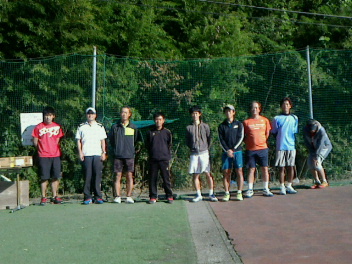 09/30(水) 男子シングルス オープン＜インスピリッツテニスクラブ＞