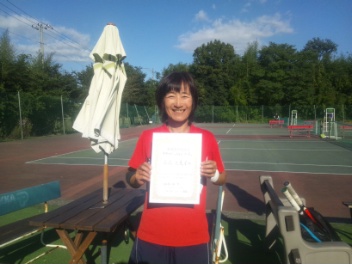 10/07(水) 女子シングルス オープン 優勝＜インスピリッツテニスクラブ＞