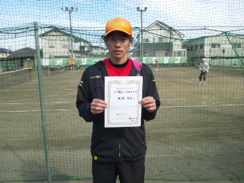 11/01(日) 男子シングルス オープン 優勝＜桶川グリーンテニスクラブ＞