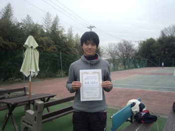 02/01(月) 男子シングルス 中級 優勝＜インスピリッツテニスクラブ＞