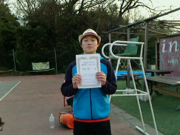 02/05(金) 男子シングルス オープン 優勝＜インスピリッツテニスクラブ＞